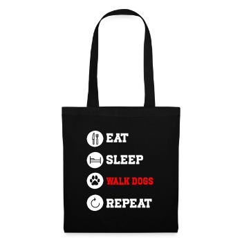 Dog Walker Professional Pet Sitter Dog Walking - Tote Bag - black - Front