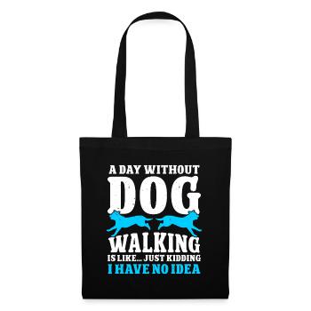 Dog Walker Professional Pet Sitter Dog Walking - Tote Bag - black - Front