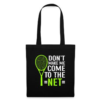 Tennis Player - Stoffbeutel - Schwarz - Vorne