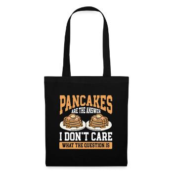 Pancakes Breakfast Food Lover - Tote Bag - black - Front