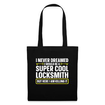 Locksmith Lockpicking Lockpicker - Stoffbeutel - Schwarz - Vorne
