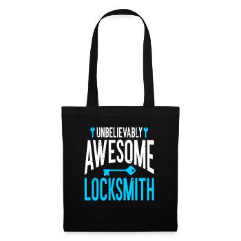Locksmith Lockpicking Lockpicker - Stoffbeutel - Schwarz - Vorne