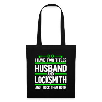 Locksmith Lockpicking Lockpicker - Stoffbeutel - Schwarz - Vorne