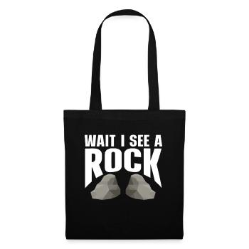Rock Collector Geology Geologist - Stoffbeutel - Schwarz - Vorne