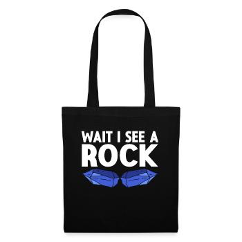 Rock Collector Geology Geologist - Stoffbeutel - Schwarz - Vorne