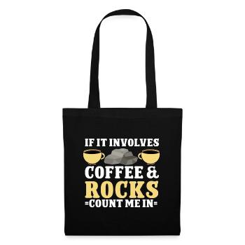 Rock Collector Geology Geologist - Stoffbeutel - Schwarz - Vorne