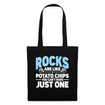Rock Collector Geology Geologist - Stoffbeutel - Schwarz - Vorne