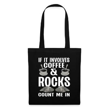 Rock Collector Geology Geologist - Stoffbeutel - Schwarz - Vorne