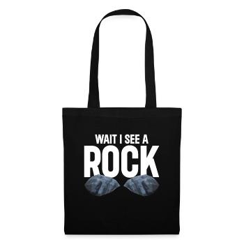 Rock Collector Geology Geologist - Stoffbeutel - Schwarz - Vorne