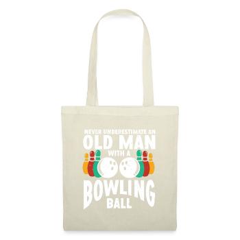 Boule de bowling Bowler - Sac en tissu - nature - Devant