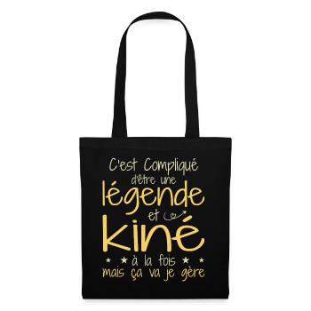 A legend and physiotherapist - Tote Bag - black - Front