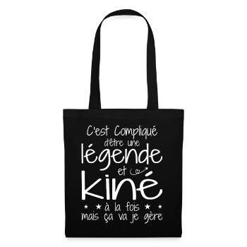 A legend and physiotherapist - Tote Bag - black - Front