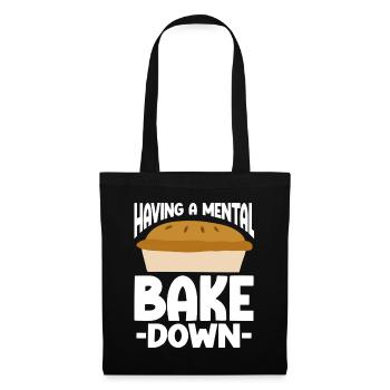 Baking Bakery Baker - Stoffbeutel - Schwarz - Vorne