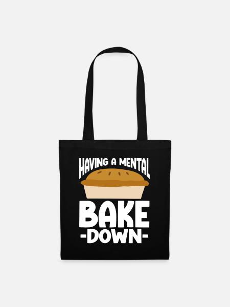 Baking Bakery Baker - Stoffbeutel - Schwarz