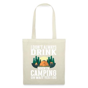 Camping Feu de camp Camper - Sac en tissu - nature - Devant