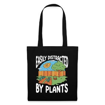 Jardinage Horticulture Jardinier - Sac en tissu - noir - Devant
