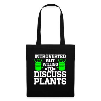 Jardinage Horticulture Jardinier - Sac en tissu - noir - Devant
