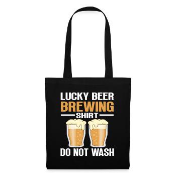 Funny Beer Brewing - Tote Bag - black - Front
