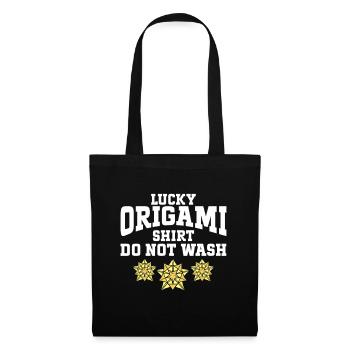 Folding Origami Artist Paper Folder Origamist - Tote Bag - black - Front