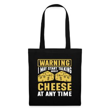 Fromagerie Amateur de fromage - Sac en tissu - noir - Devant