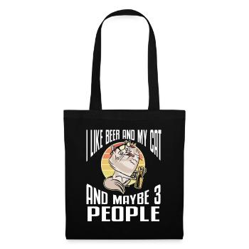 Funny Beer Brewing - Tote Bag - black - Front