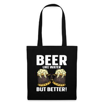 Funny Beer Brewing - Tote Bag - black - Front