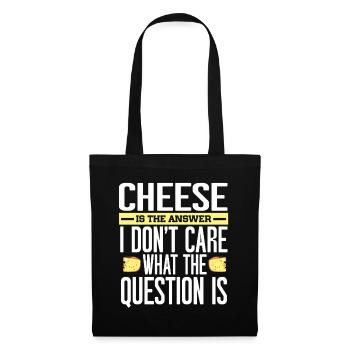 Cheese Making Cheese Lover - Stoffbeutel - Schwarz - Vorne