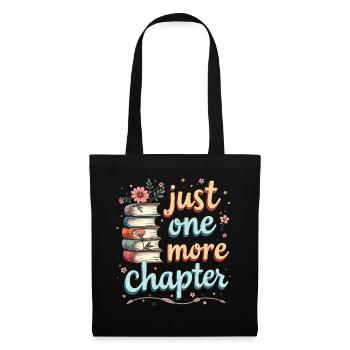 Just One More Chapter Book Reading - Book Lover - Sac en tissu - noir - Devant