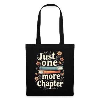 Just One More Chapter Book Reading - Book Lover - Tote Bag - black - Front