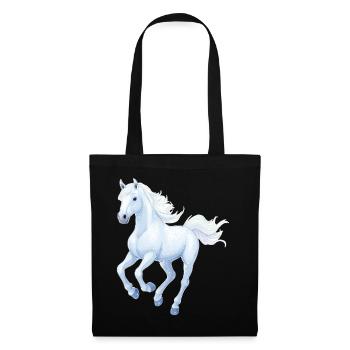 Cheval - Sac en tissu - noir - Devant