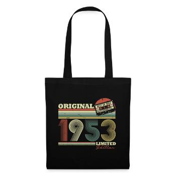 1953 vintage retro vintage birthday gift - Tote Bag - black - Front