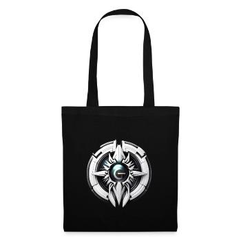 Futuristic Gaming Symbol - Tote Bag - black - Front
