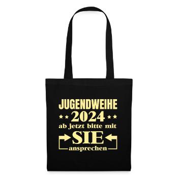 Youth Consecration 2024 From now on, please address them - Tote Bag - black - Front
