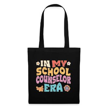 In my school counselor era - Stoffbeutel - Schwarz - Vorne