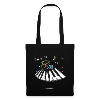 Piano Day - 28.3.2024 88keys - Tote Bag - black - Front