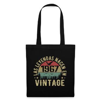 Legenden werden geboren 1967 Geburtstagsgeschenk 1967 - Stoffbeutel - Schwarz - Vorne