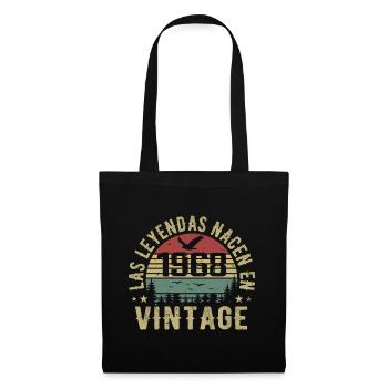 Legenden werden geboren 1968 Geburtstagsgeschenk 1968 - Stoffbeutel - Schwarz - Vorne