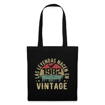 Legenden werden geboren 1982 Geburtstagsgeschenk 1982 - Stoffbeutel - Schwarz - Vorne