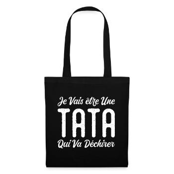 I'm going to be a Auntie who's going to rock - Tote Bag - black - Front