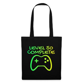 50th Birthday Level 50 Complete - Tote Bag - black - Front