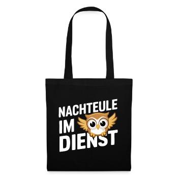 Night Owl Owl Owl Bird - Tote Bag - black - Front
