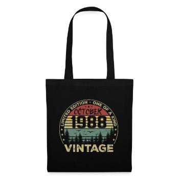 Vintage Anniversary Made in October 1988 - Tote Bag - black - Front