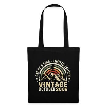 Anniversaire octobre 2006 - Born in October 2006 - Tote Bag - black - Front