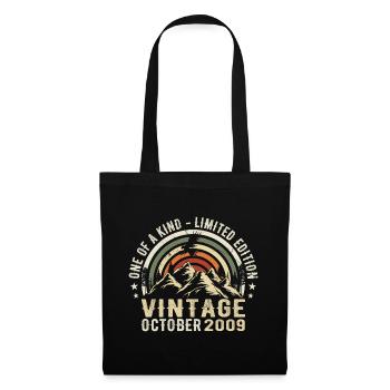 Anniversaire octobre 2009 - Born in October 2009 - Tote Bag - black - Front