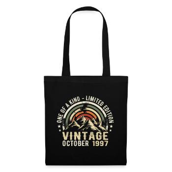 Anniversaire octobre 1997 - Born in October 1997 - Tote Bag - black - Front