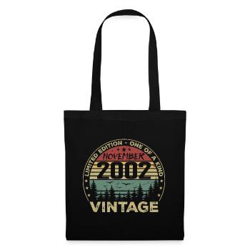 November 2002 Vintage Gift - Born November 2002 - Tote Bag - black - Front