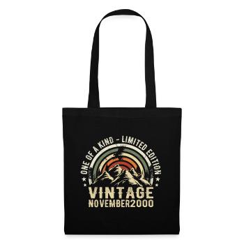November 2000 Birthday - November 2000 Gift - Tote Bag - black - Front