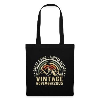 November 2005 Birthday - November 2005 Gift - Tote Bag - black - Front