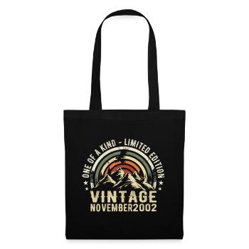 November 2002 Birthday - November 2002 Gift - Tote Bag - black - Front