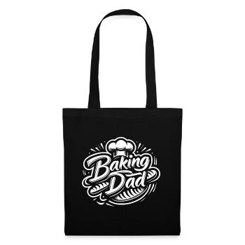 Baking Dad backender Papa unser Vater backt - Stoffbeutel - Schwarz - Vorne